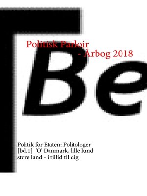 cover image of Politisk Parloir--Årbog 2018